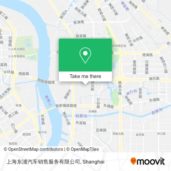 上海东浦汽车销售服务有限公司 map