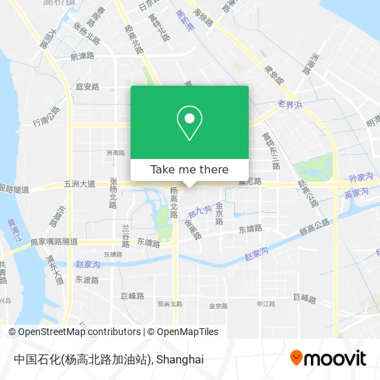 中国石化(杨高北路加油站) map