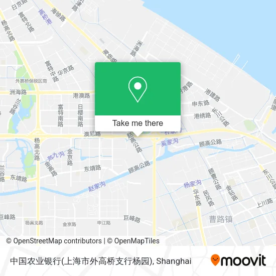 中国农业银行(上海市外高桥支行杨园) map