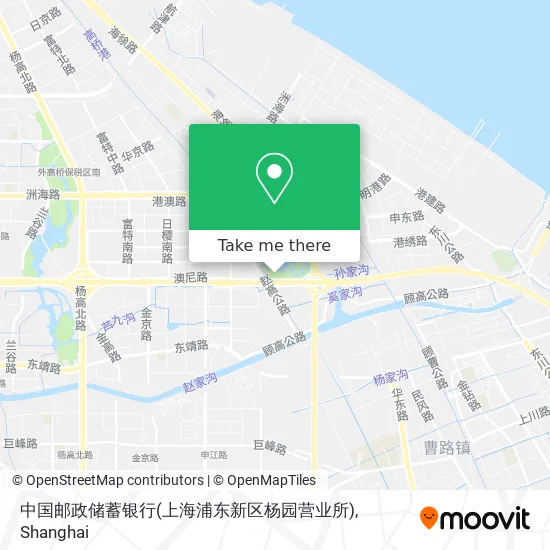 中国邮政储蓄银行(上海浦东新区杨园营业所) map