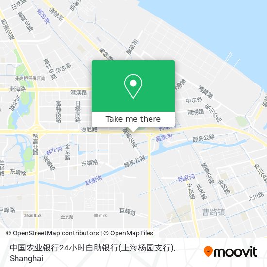 中国农业银行24小时自助银行(上海杨园支行) map