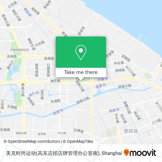 美克时尚运动(高东店招店牌管理办公室南) map