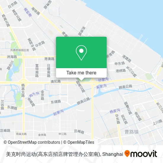 美克时尚运动(高东店招店牌管理办公室南) map