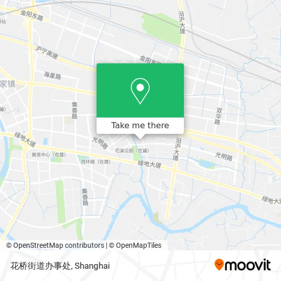 花桥街道办事处 map