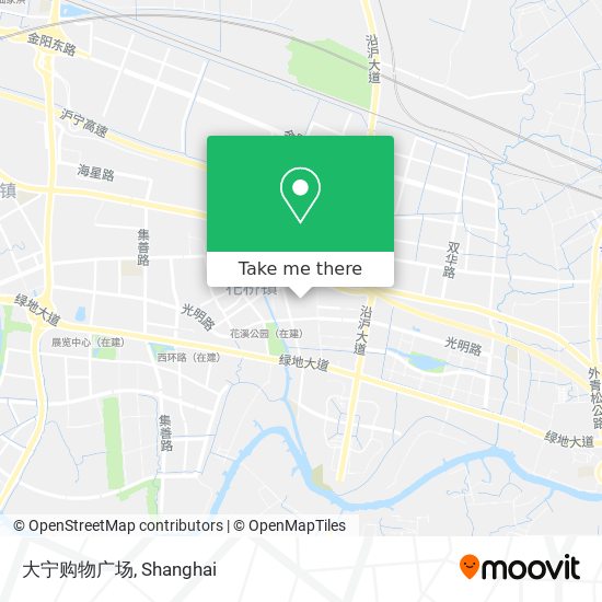 大宁购物广场 map
