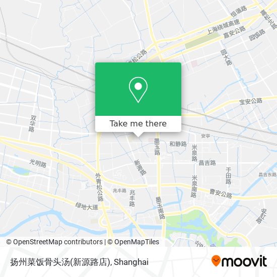 扬州菜饭骨头汤(新源路店) map