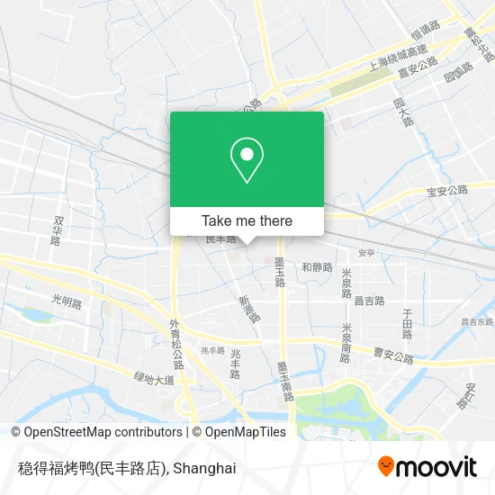 稳得福烤鸭(民丰路店) map