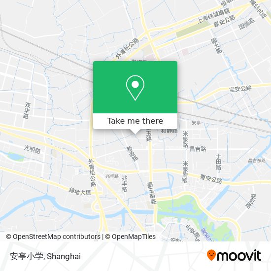 安亭小学 map