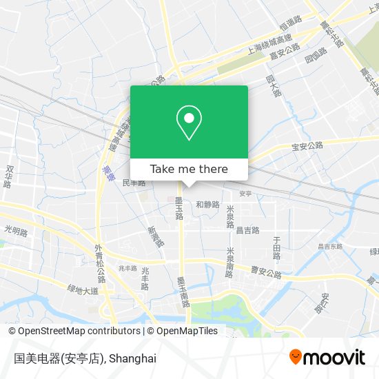 国美电器(安亭店) map