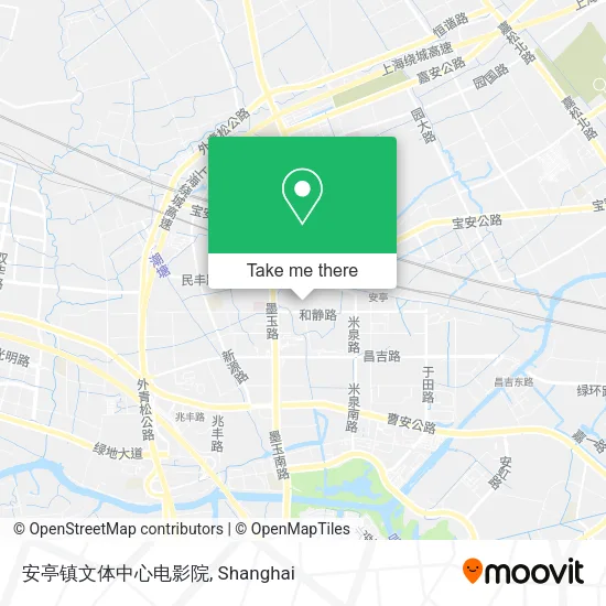 安亭镇文体中心电影院 map