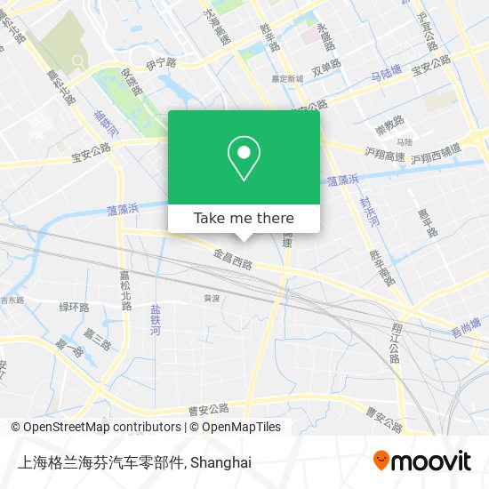 上海格兰海芬汽车零部件 map