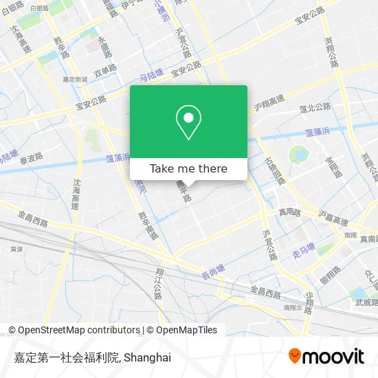 嘉定第一社会福利院 map