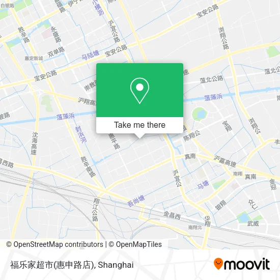 福乐家超市(惠申路店) map