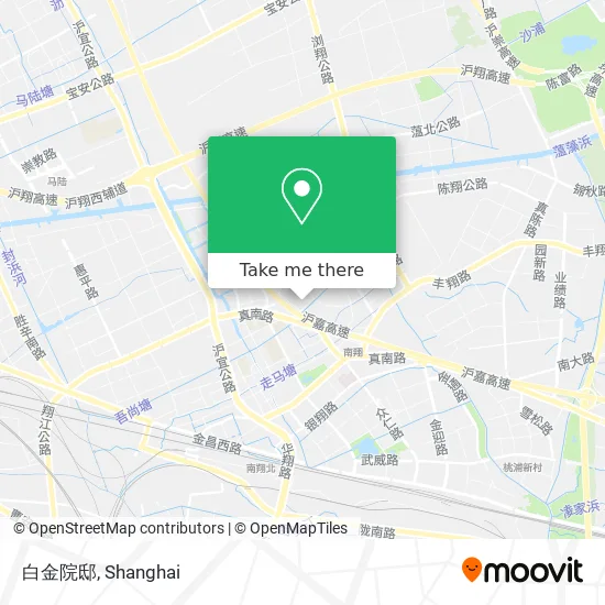 白金院邸 map