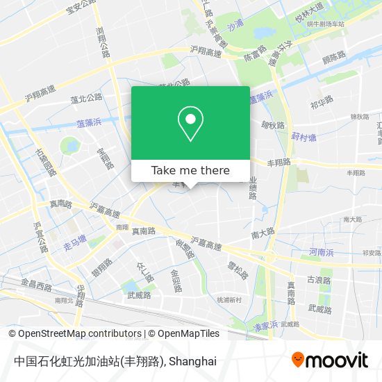 中国石化虹光加油站(丰翔路) map