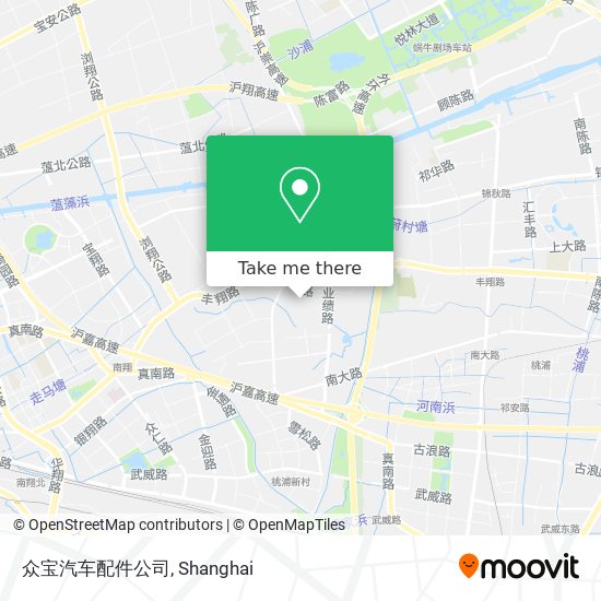 众宝汽车配件公司 map