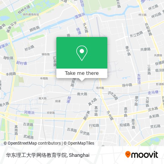 华东理工大学网络教育学院 map