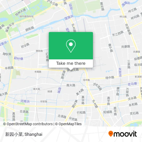 新园小菜 map