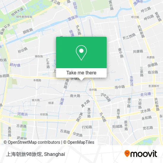 上海朝旅98旅馆 map