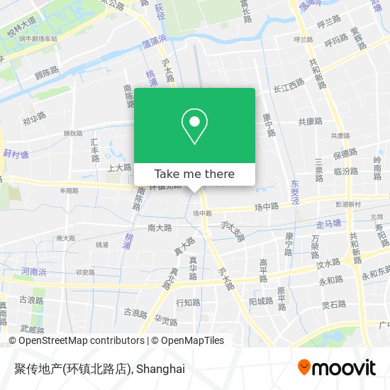 聚传地产(环镇北路店) map