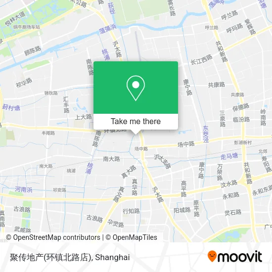 聚传地产(环镇北路店) map