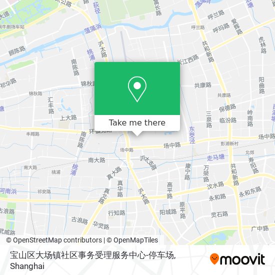 宝山区大场镇社区事务受理服务中心-停车场 map