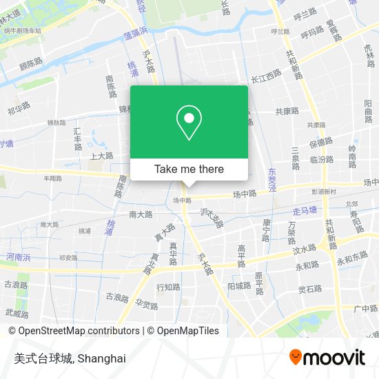美式台球城 map