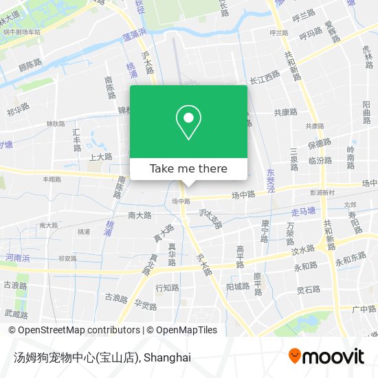 汤姆狗宠物中心(宝山店) map