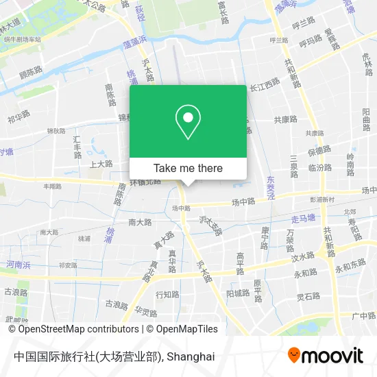 中国国际旅行社(大场营业部) map