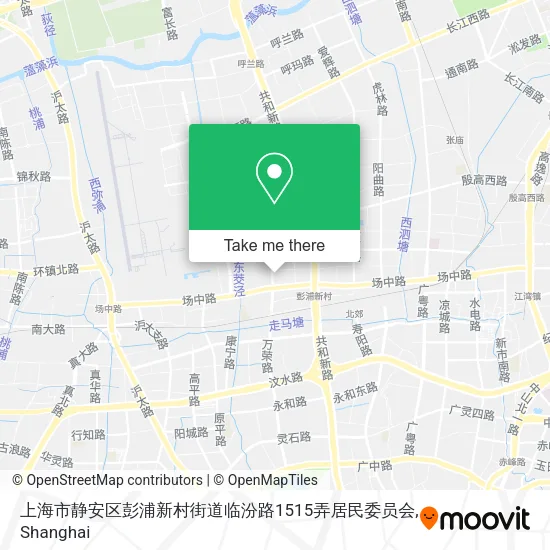 上海市静安区彭浦新村街道临汾路1515弄居民委员会 map