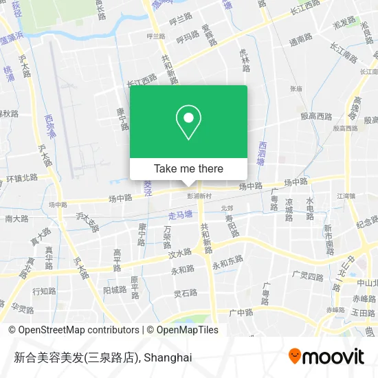 新合美容美发(三泉路店) map
