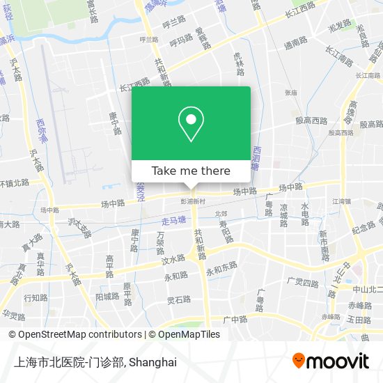 上海市北医院-门诊部 map