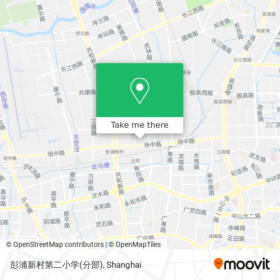 彭浦新村第二小学(分部) map