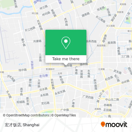 宏才饭店 map