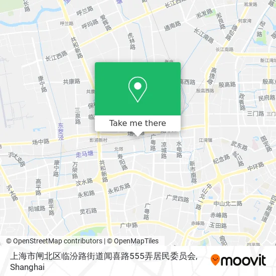 上海市闸北区临汾路街道闻喜路555弄居民委员会 map