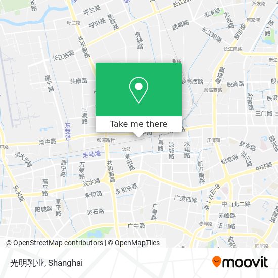 光明乳业 map