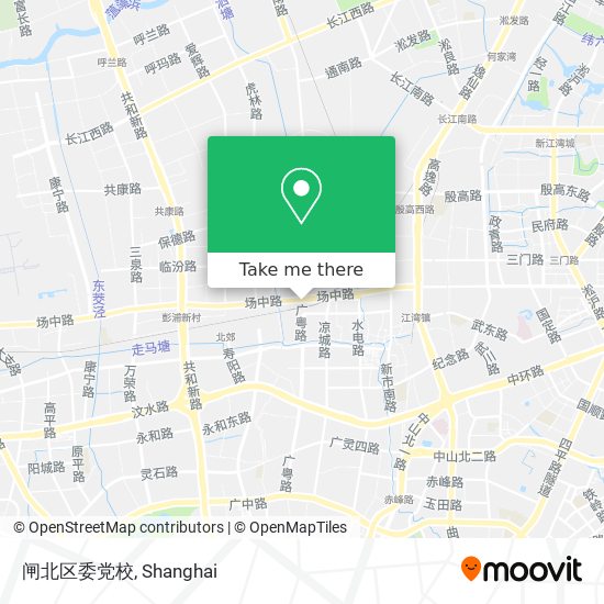 闸北区委党校 map