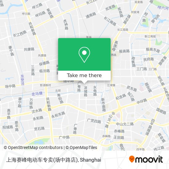 上海赛峰电动车专卖(场中路店) map