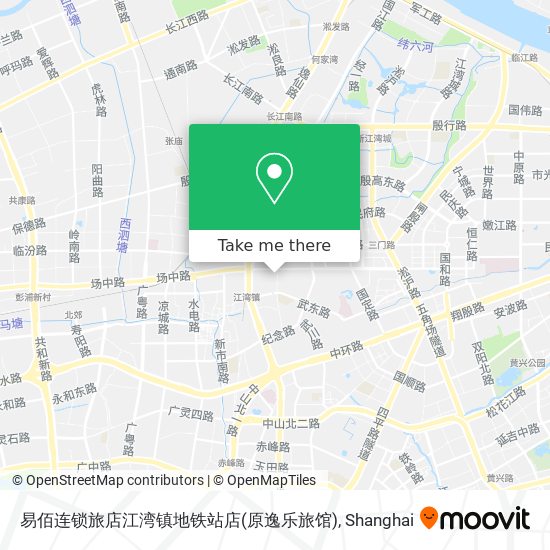 易佰连锁旅店江湾镇地铁站店(原逸乐旅馆) map