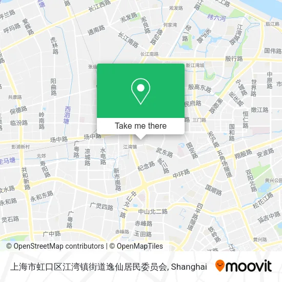 上海市虹口区江湾镇街道逸仙居民委员会 map