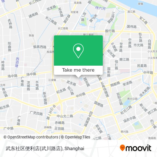 武东社区便利店(武川路店) map