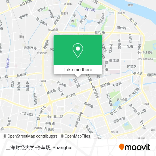 上海财经大学-停车场 map