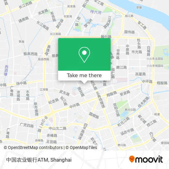 中国农业银行ATM map