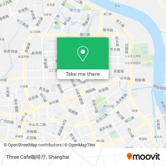 Three Cafe咖啡厅 map