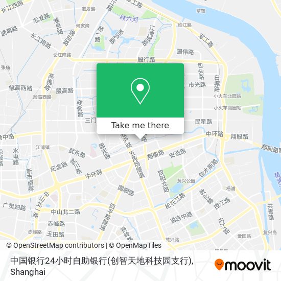 中国银行24小时自助银行(创智天地科技园支行) map