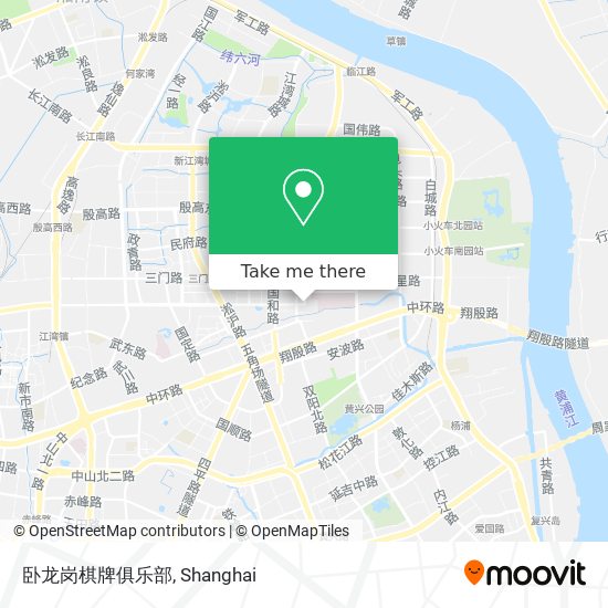 卧龙岗棋牌俱乐部 map