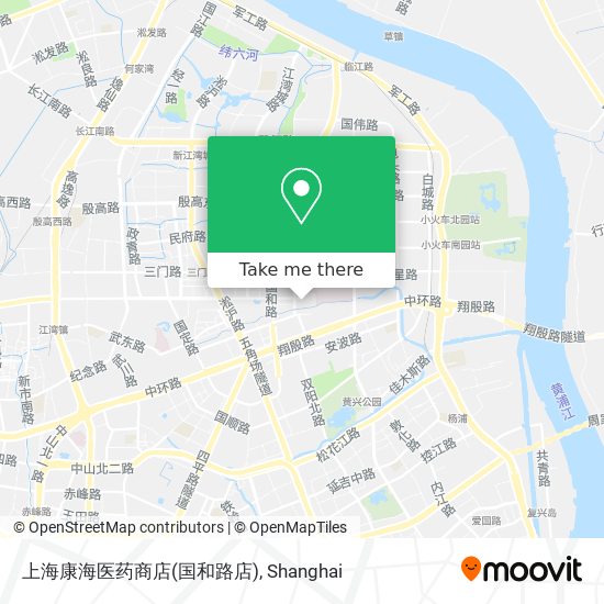上海康海医药商店(国和路店) map