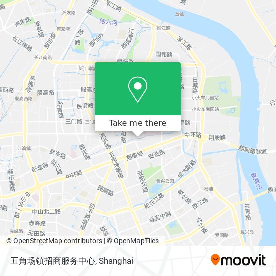 五角场镇招商服务中心 map