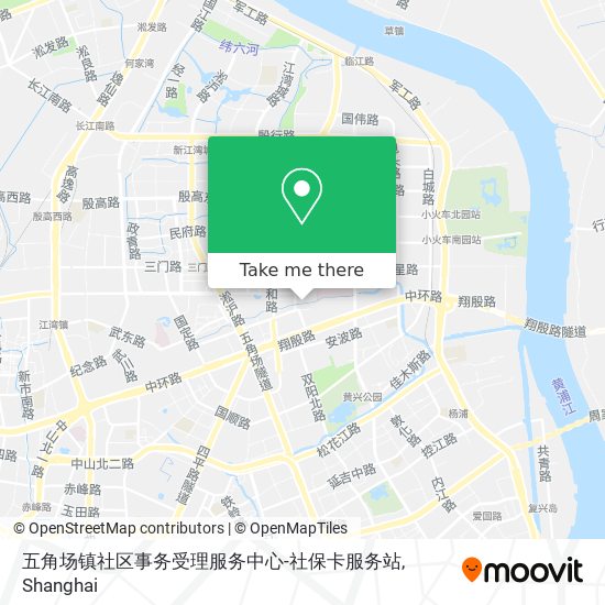 五角场镇社区事务受理服务中心-社保卡服务站 map