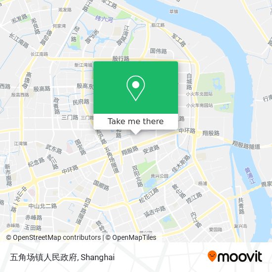五角场镇人民政府 map